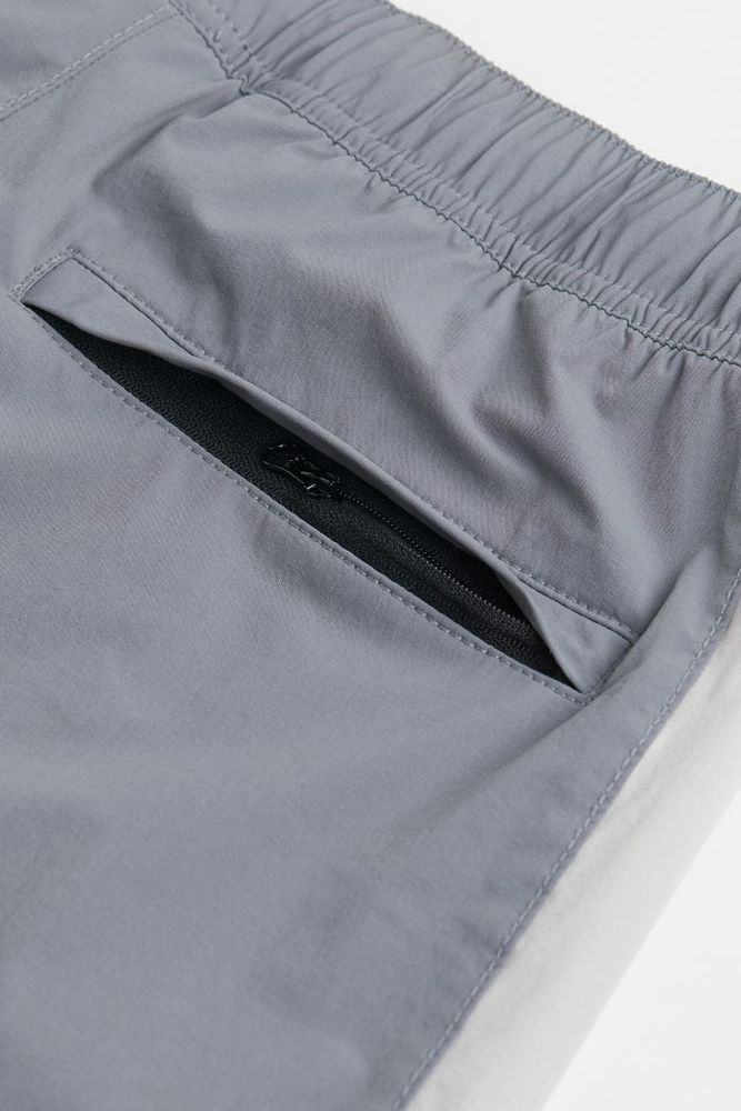 Regular Fit Color-block Nylon Shorts
