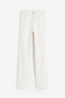 Wide-leg Twill Pants