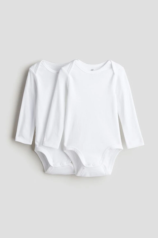 2-pack Long-sleeved Bodysuits