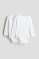 2-pack Long-sleeved Bodysuits