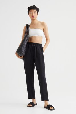 Pull-on Lyocell-blend Pants