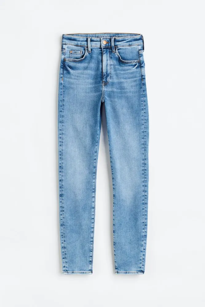 True To You Skinny Ultra High Ankle Jeans