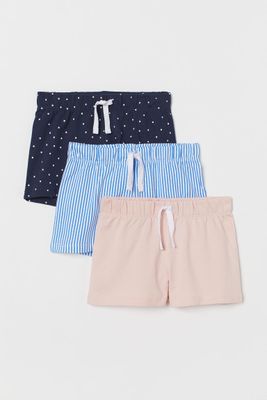 3-pack Cotton Shorts