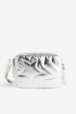 Shimmery Metallic Shoulder Bag