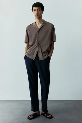 Regular Fit Knit Resort Shirt