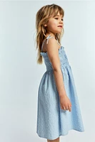 Smocked-top Dress