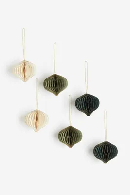 6-pack Christmas Ornaments