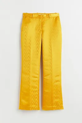 Jacquard-weave Pants
