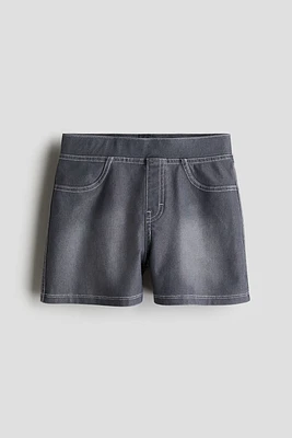 Denim-look Jersey Shorts