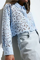 Eyelet Embroidered Shirt