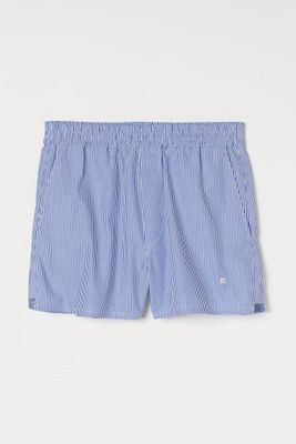 Wide-leg Cotton Shorts