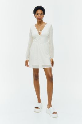 Hu0026m V-neck Mesh Dress | Bramalea City Centre