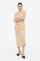 Ruffle-detail Slip Dress