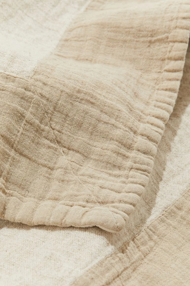 Linen-look Bedspread