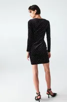 Square-neck Bodycon Dress