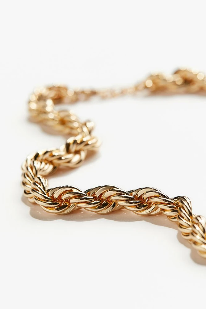 Short Rope-chain Necklace