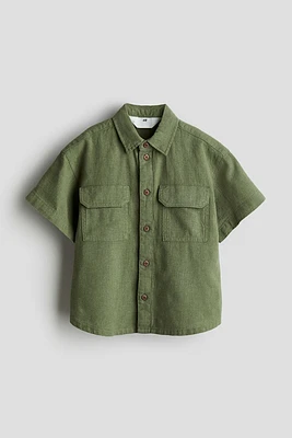 Linen-blend Shirt