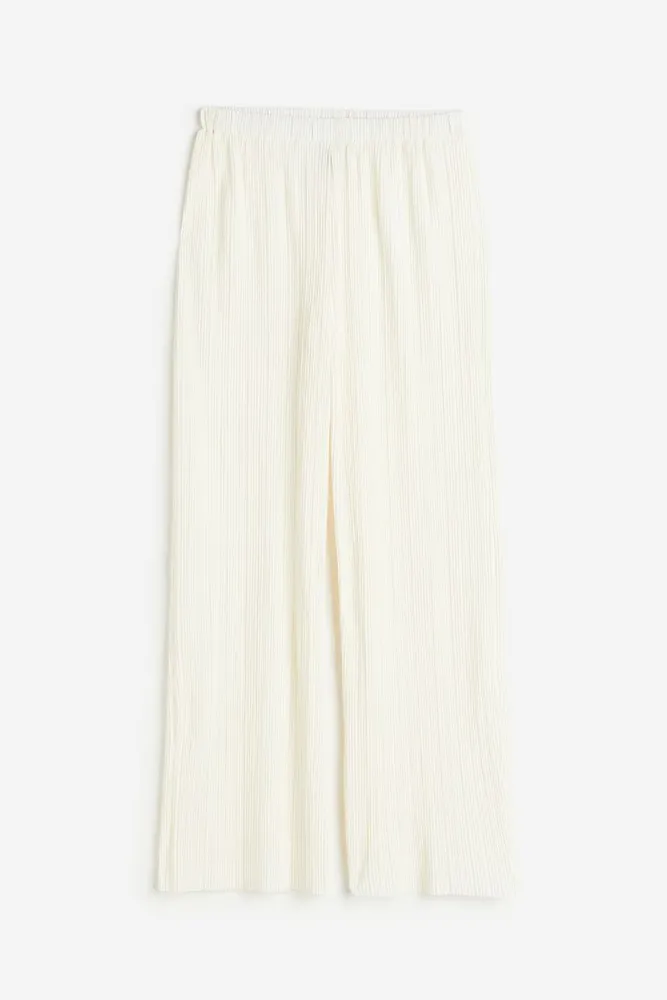 Pleated Jersey Pants