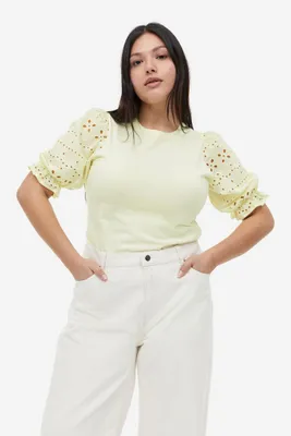 Eyelet Embroidery Top