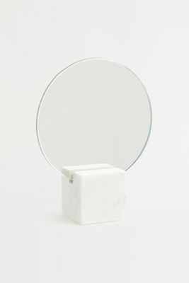 Miroir avec base en marbre