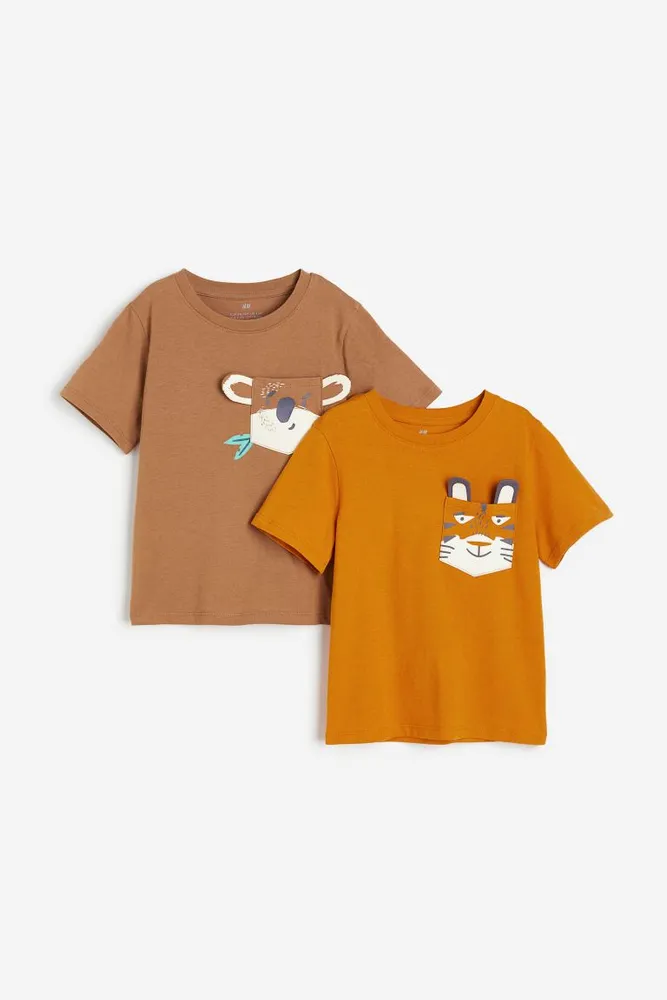 2-pack Interactive-detail T-shirts
