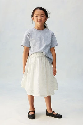 Cotton Seersucker Skirt