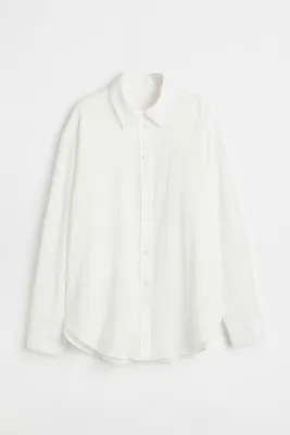 Crinkled Cotton Shirt