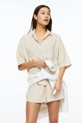 Pajama Shirt and Shorts