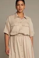 Shirt Dress with Belt