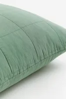 Quilted Satin Cushion Cover