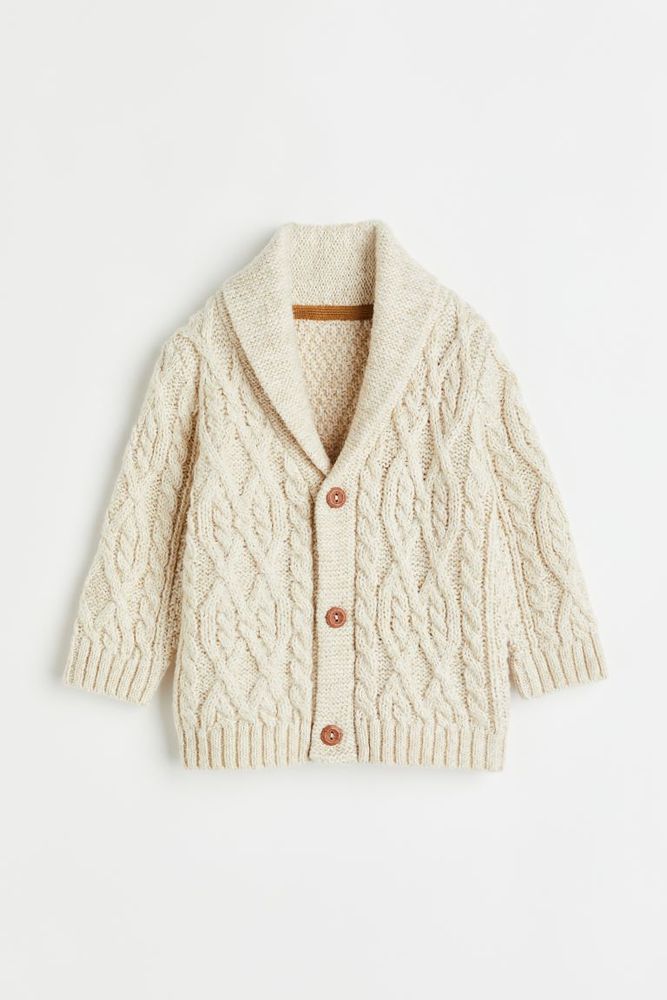 Cable-knit Cardigan