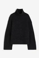 Wool-blend Mock-turtleneck Sweater