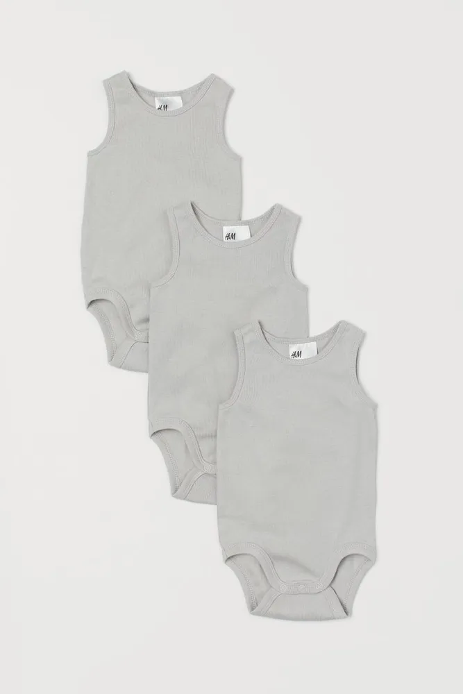 3-pack Ribbed Bodysuits