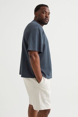 Relaxed Fit Waffled T-shirt