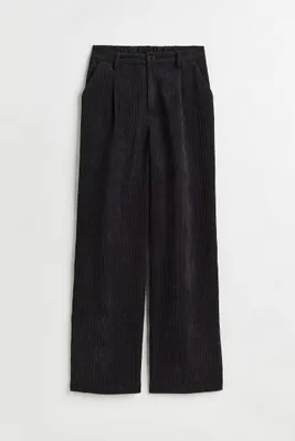Wide-leg Corduroy Pants
