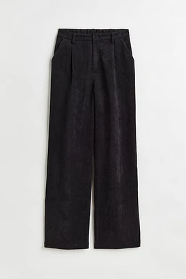 Wide-leg Corduroy Pants