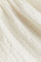 Textured-weave Top