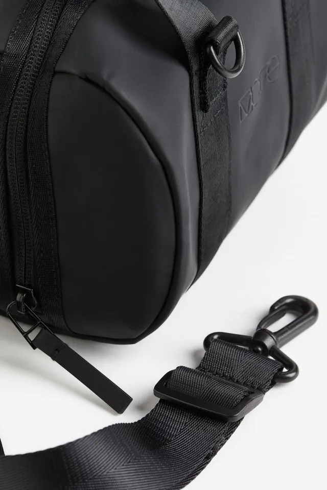 Mini sac sport porté croisé en textile déperlant - Noir - FEMME