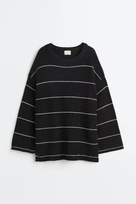 Oversized Rib-knit Sweater