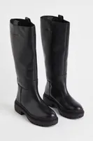 Leather Knee-high Boots