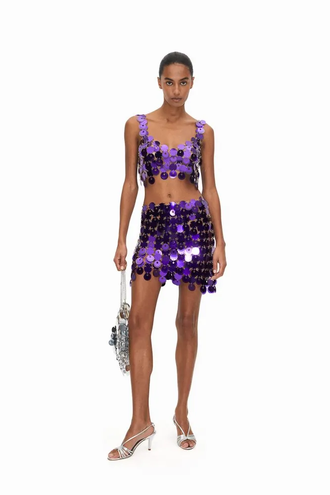 h&m sparkly top