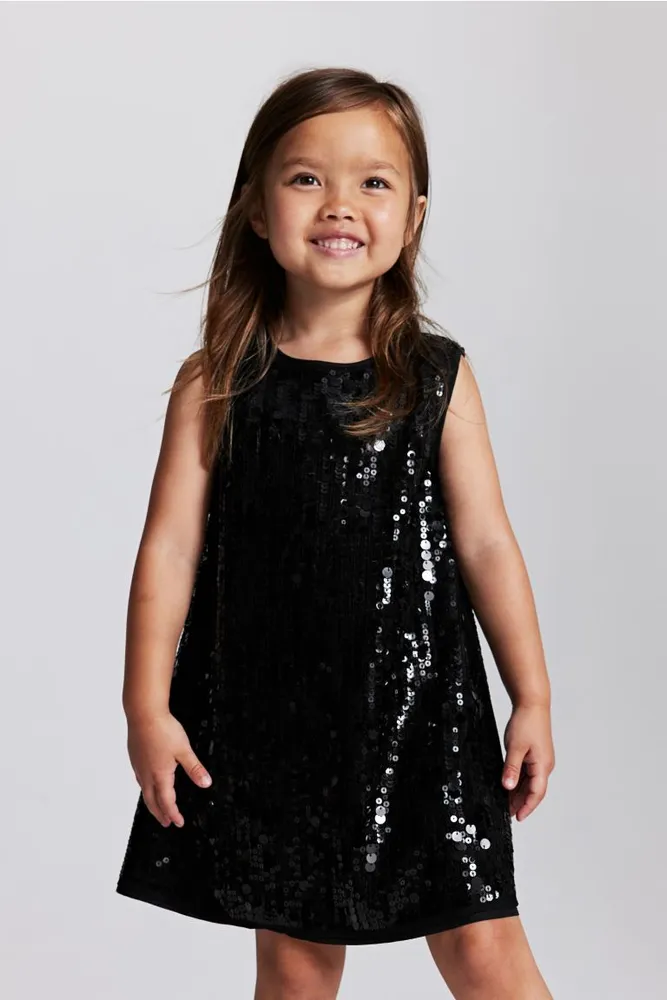Sequined A-line Dress