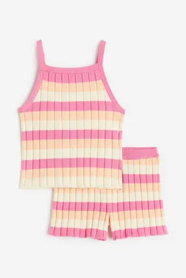 2-piece Set with Tank Top and Shorts