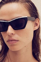 Metal-trimmed Sunglasses