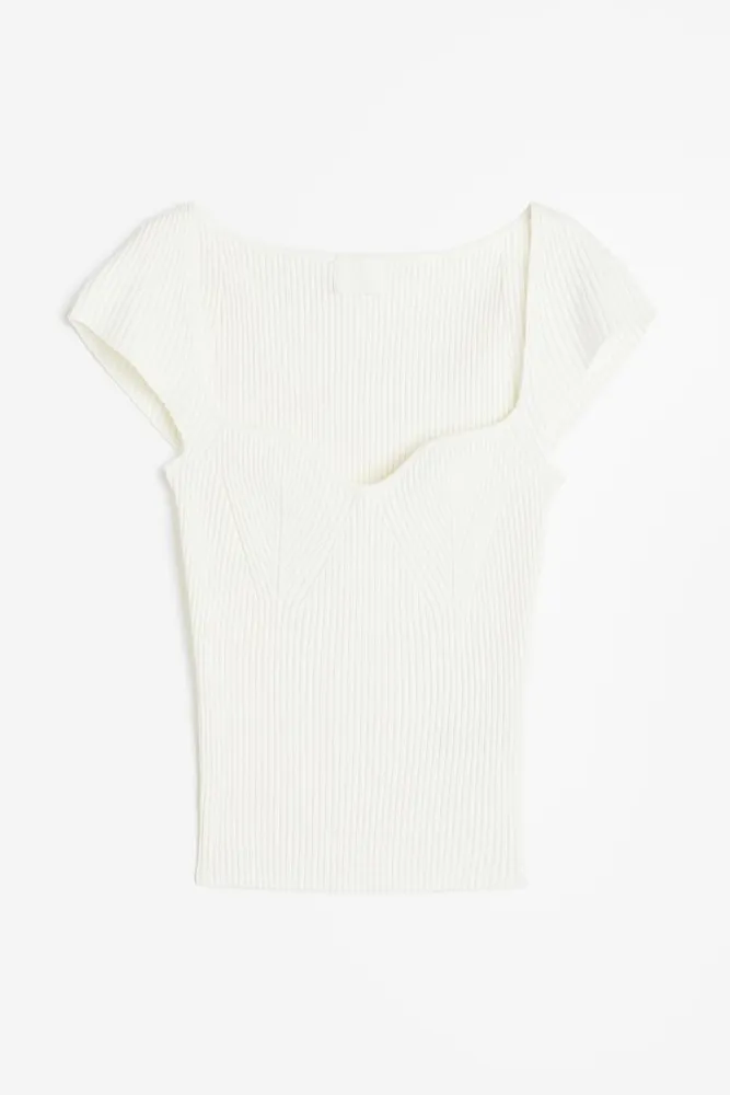 Rib-knit Top