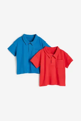 2-pack Piqué Polo Shirts