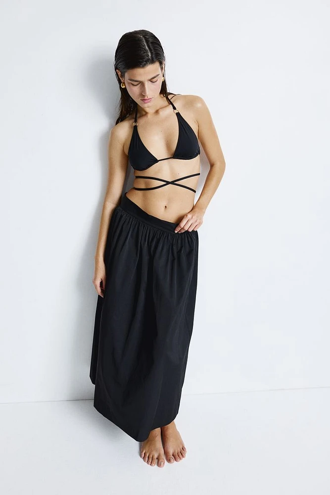 Top de bikini triangular con relleno