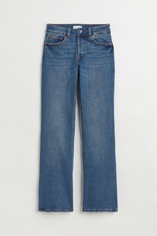 FLARE Z1975 JEANS WITH A HIGH WAIST - Mid-blue