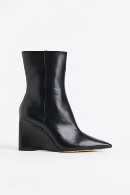 Wedge-heeled Boots