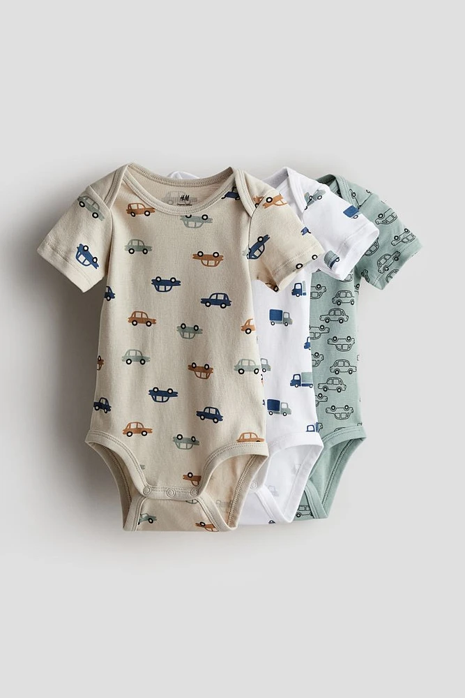 3-pack Cotton Bodysuits